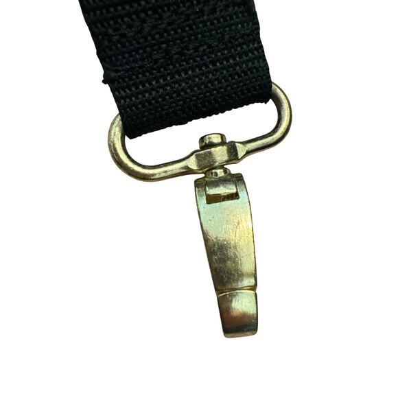 Bebe Black Weekender Duffle | “Demo” w/ Handles & Carry Strap | Chic Travel Bag - Picture 9 of 10